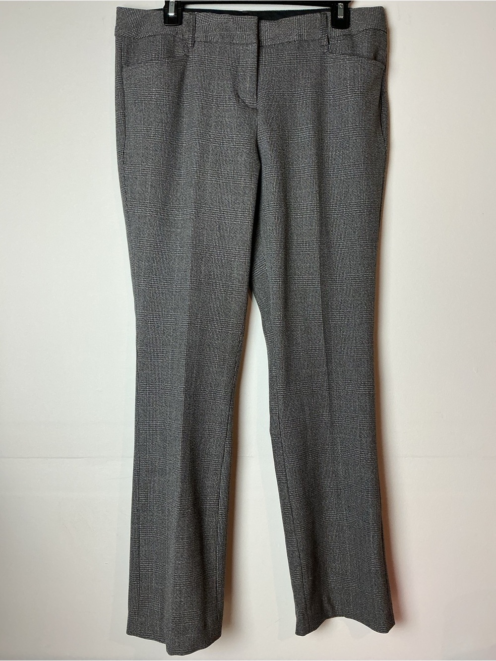 Express Dress Pants Women’s Tweed Plaid Black Gray Size 8